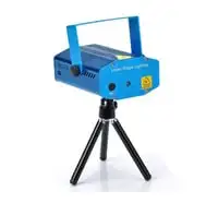 Wmm Mini Laser Stage Lighting, Blue Voice Activation Feature Laser Projector With Lighting Effects