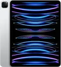 Apple iPad Pro 6th Generation 2022, 12.9 Inch, 128GB, Wi-Fi, Silver - International Version (M2 Chip)