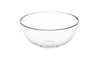 Serving bowl, clear glass, 20 cm