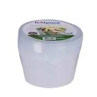 Hotpack plastick containers  450 ml 5  picese