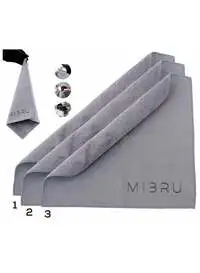 MIBRU Coffee Microfiber Tissue Towel 30X30cm Cleaning Towel For Coffee Tools Coffee Tables And A Coffee Machine Set Of 3