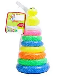 Child Toy Creative & Educational Stacking Ring Early Education Toy For Kids- 8Pcs