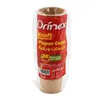 Orinex paper cups hot 8oz 24 pieces