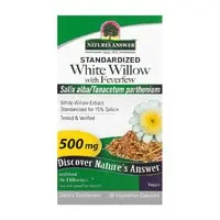 Nature's Answer White Willow With Feverfew Supplement - 60 Capsule