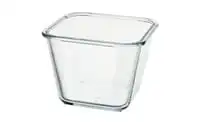 Food container, square/glass1.2 l