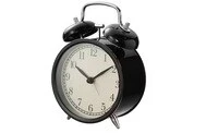 Alarm clock, black