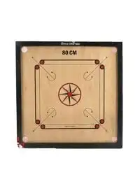 Himco Wooden Made In India Carrom Board With 24 Coins And Striker Set- 80cm 30 Width