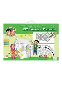 Fitra Toys Diy Cardboard Play House 90.5X67X5.5cm