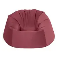 In House Niklas Velvet Bean Bag Chair - Small - Dark Pink