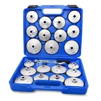 23 Pcs Bowl Type Oil Filter Cap Removal Wrench Set 65-101mm Car Fuel Filter Remover Tool Car Maintenance Tool