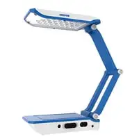 Geepas GDL5573 Rechargeable LED Desk Lamp - Portable With Flexible Neck, 36 SMD LED With 6 Hours Continuous Working Dc 12V Socket