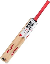 MG Kashmir Willow Bravo Cricket Bat For Light/Hard Tennis Ball With Cover- Red
