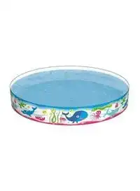 Bestway Fill And Fun Fish-Printed Inflatable Pool 55029 152X25X152cm