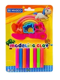 MASCO Modeling Clay Kit with 8 Colors