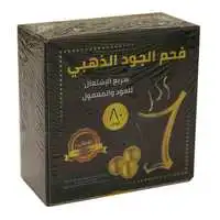 Aljood Quick Flammable Golden Coal Tabs, 80 Count