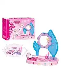 Rolly Toys Lightweight Compact Pretend Beauty Dresser Vanity Makeup Play Set For Girls