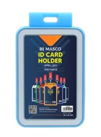 Masco 5-Piece Double Sided Vertical ID Card Holder Blue
