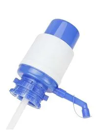 Generic مضخة مياه يدوية بالضغط اليدوي أزرق/أبيض