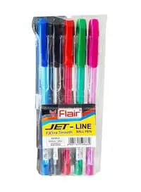 مجموعة أقلام فلير فائقة النعومة مكونة من 5 ألوان