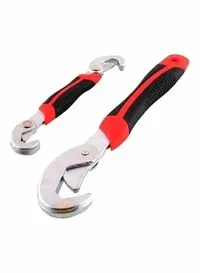 Generic 2-Piece Snap 'N Grip Wrench Set Red/Black/Silver 9 X 32Millimeter