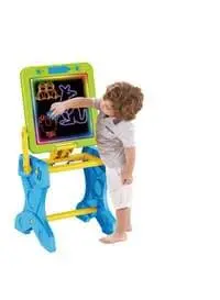Child Toy 2 In 1 Kids Learning Table And Drawing Easel Stand With Chair For Kids