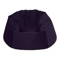 In House Niklas Velvet Bean Bag Chair - Small - Dark Purple