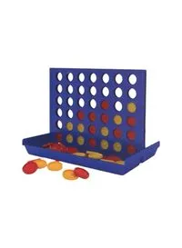 Rally Four-In-A-Row Four Connect Indoor Table Game Party Toy