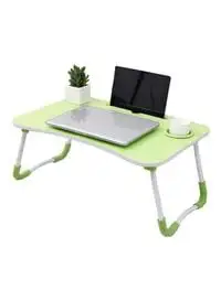 Generic Foldable Laptop Desk Green/White 60x40x28cm