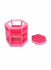 Generic Rotating Cosmetic Storage Box Pink
