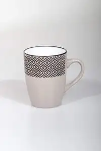 Royalford Reusable Stoneware Coffee Mug 350 ml- Large Coffee & Tea Mug, Traditional Extra Large Tea Mug, Thick Wall Small Portable Mug, Ideal For Hot & Cold Drinks (Colour Splash)