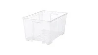 Box, transparent78x56x43 cm/130 l