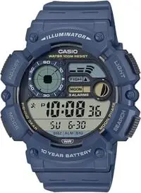 Casio Men Watch Multifunctional Digital Clear Dial Resin Band WS-1500H-2AVDF