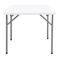 Hdpe folding square table 86 × 86 × 74