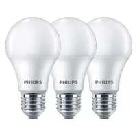 فيليبس 3 قطع LED لمبة 9 وات E27 أبيض دافئ الجيل الخامس