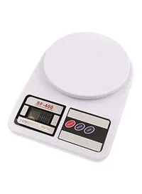 Beauenty Electronic Digital Weighing Kitchen Scale -White