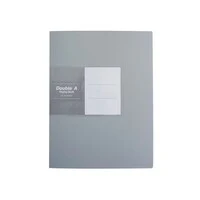 Double A Pocket File A4/20 Pockets Grey, Suitable For School And Office Purpose