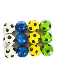 Rally 12 Pc Football Squeezy Stress Relief Balls Playset For Kids