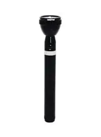 Geepas Rechargeable Led Flashlight Black/White 357Millimeter