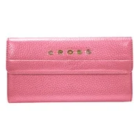Cross Spanish Summer flap wallet with back zip Light Pink - AC528302N-23