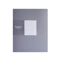 Double A Pocket File A4/60 Pockets Grey, Suitable For School And Office Purpose