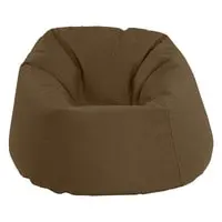 In House Solly Linen Bean Bag Chair - Large - Brown