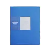 Double A Pocket File A4/30 Pockets Light Blue, Suitable For School And Office Purpose