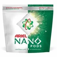 Ariel Nano Pods Fast Dissolving Sachets Powerful Stain Remover Detergent Pack of 5 Sachets