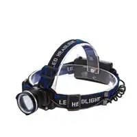 Geepas Rechargeable LED Head Lamp - 1500 mAh Battery With 4-6 Hours Working, 3 Modes Bicycle Camping Head Torch Light LED Head Lamp & Emergency Lights