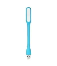 Generic Flexible LED USB Mini Night Reading Lamp, Sky Blue