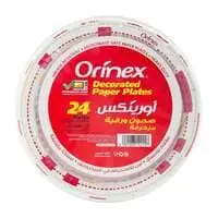 Orinex paper plates 24 plates