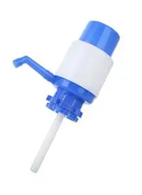 Generic Hand Pressure Waters Bottle Dispenser Pump Blue/White