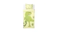 Generic Duvet Cover And Pillowcase, Tyrannosaurus Rex/Triceratops/Yellow150X200/50X80cm