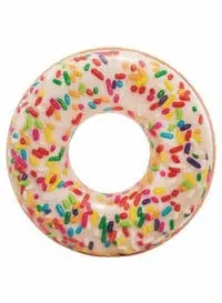 Intex Rainbow Sprinkle Donut Inflatable Pool Float