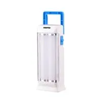 Geepas Rechargeable LED Emergency Light, White/Blue